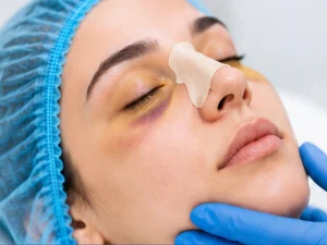 کبودی بعد از عمل جراحی بینی